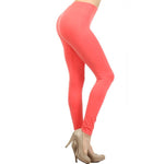 Load image into Gallery viewer, Neon Colored Seamless Full Length Leggings Stretchy Pants Trendy Athletic Style - Neon Nation
