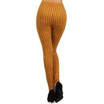 Load image into Gallery viewer, Houndstooth Pattern Graphic Print High Waist Leggings
