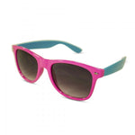 Load image into Gallery viewer, Neon Two-Tone Wayfarer Sunglasses w/ Dark Lens - Neon Nation
