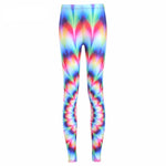 Load image into Gallery viewer, Neon Nation Rainbow Gradient 3D Tie Dye Print Leggings Pants - Neon Nation
