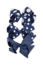 Load image into Gallery viewer, Jumbo Large Polka Dot Series Bow Tie Hair Clips

