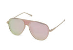 Load image into Gallery viewer, Designer Modern Transparent Frame Aviator Sunglasses w/ Mirror Lens
