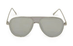 Load image into Gallery viewer, Designer Modern Transparent Frame Aviator Sunglasses w/ Mirror Lens
