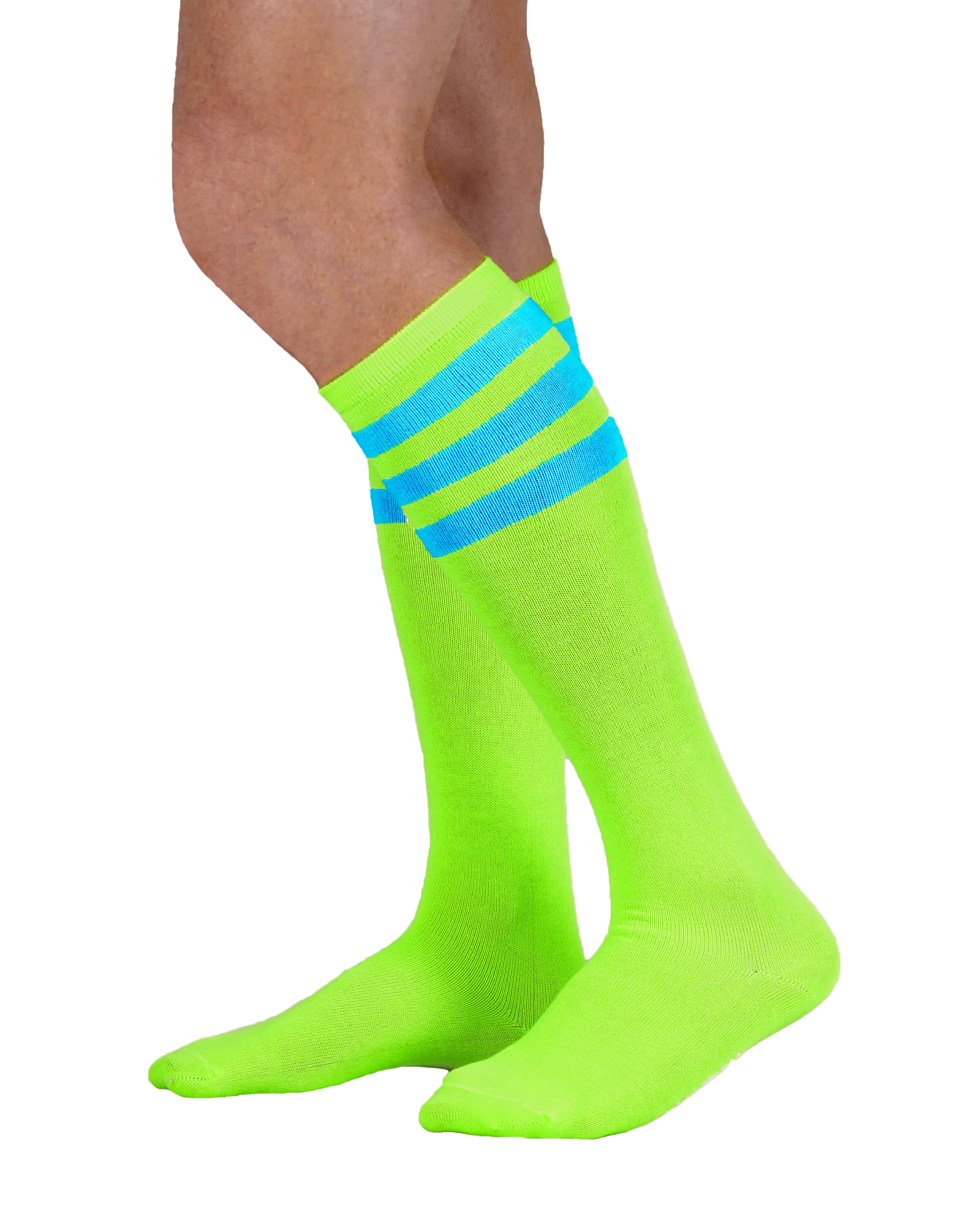 Colored Knee Highs with Stripes