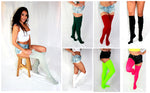 Load image into Gallery viewer, Extra Long Solid Color Thigh High Knit Socks
