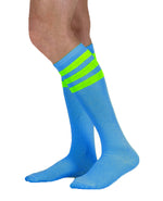 Load image into Gallery viewer, Colored Knee Highs with Stripes
