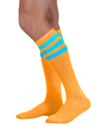 Load image into Gallery viewer, Colored Knee Highs with Stripes
