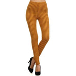 Load image into Gallery viewer, Houndstooth Pattern Graphic Print High Waist Leggings
