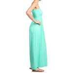 Load image into Gallery viewer, Solid Color Long Seamless Style Strapless Tube Maxi Dress - Neon Nation
