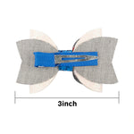 Load image into Gallery viewer, 2 Pack 3&quot; 4th Of July Glitter Sparkle Hair Bow with Alligator Clip
