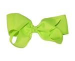 Load image into Gallery viewer, Large Neon Jumbo Hair Bow w/ Aligator Clip 80s Style Costume - Neon Nation
