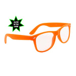 Load image into Gallery viewer, Neon Glow In The Dark Frame Glasses w/ Clear Lens
