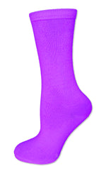 Load image into Gallery viewer, 6 Pack Neon Solid Color Calf High Crew Socks
