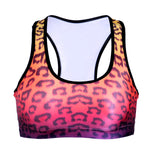 Load image into Gallery viewer, Neon Gradient Animal Leopard Print Racerback Crop Top
