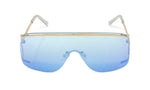 Load image into Gallery viewer, Rimless Sidecut Flattop Mirrored Sunglasses
