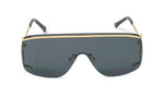 Load image into Gallery viewer, Rimless Sidecut Flattop Mirrored Sunglasses

