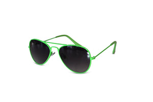 Neon Nation Unisex Kid Sized Colored Frame Aviator Sunglasses - Neon Nation
