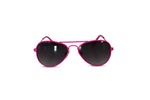 Load image into Gallery viewer, Neon Nation Unisex Kid Sized Colored Frame Aviator Sunglasses - Neon Nation
