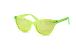 Load image into Gallery viewer, Clear Princess Cat Eye Neon Frame Wayfarer Sunglasses
