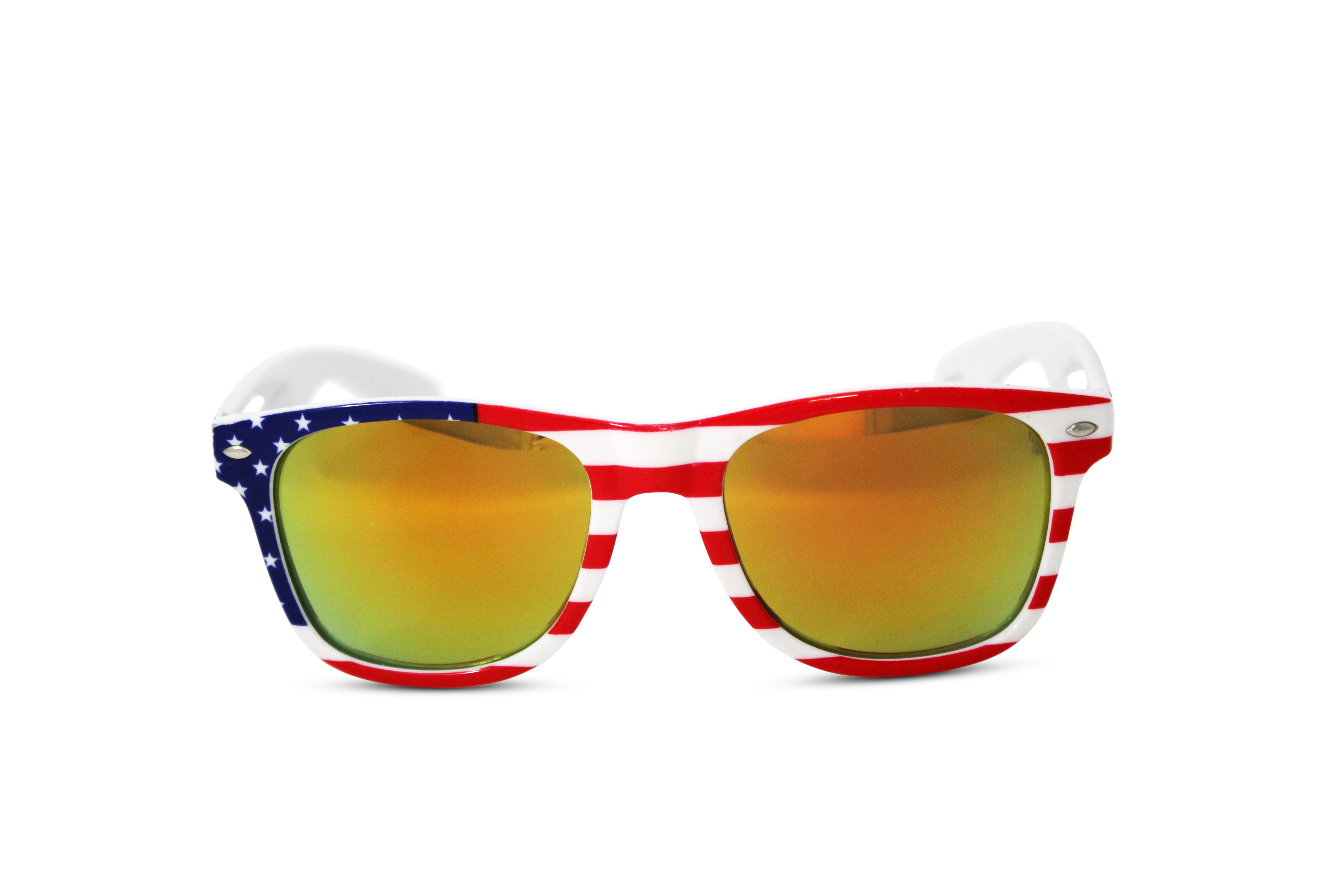 US American Flag Stars & Stripes Framed Wayfarer Sunglasses