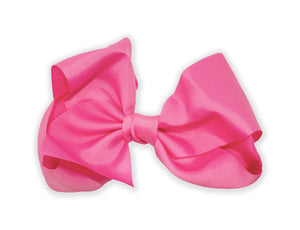Pink Series - Large Jumbo Bow Tie Alligator Hair Clip