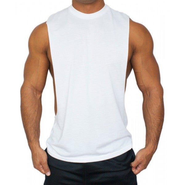 Muscle Cut Stringer Workout Tank Top T-Shirt by American Apparel