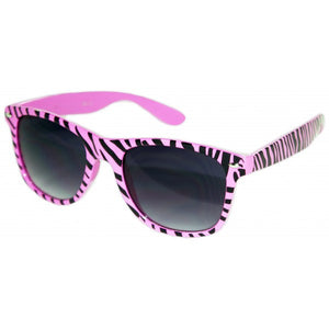 Various Colorful Zebra Print Wayfarer Sunglasses
