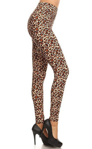 Leopard Animal Print High Waist Leggings